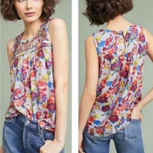 SOLD Anthropologie Ranna Gill Faye Floral Top